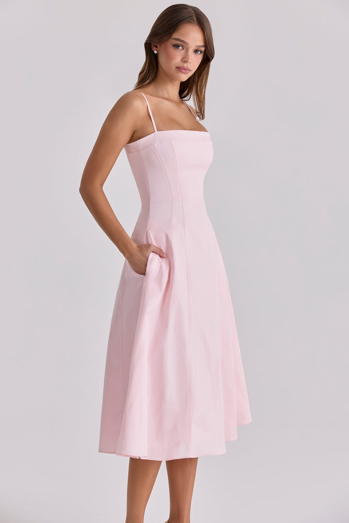 Eira Strappy Fit & Flare Midi Dress