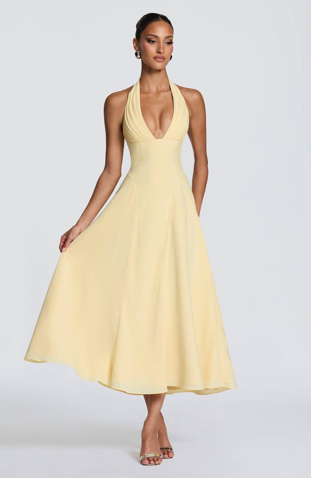Livia Halter Midi Dress