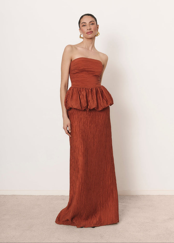 Emily Peplum Maxi co ord Set