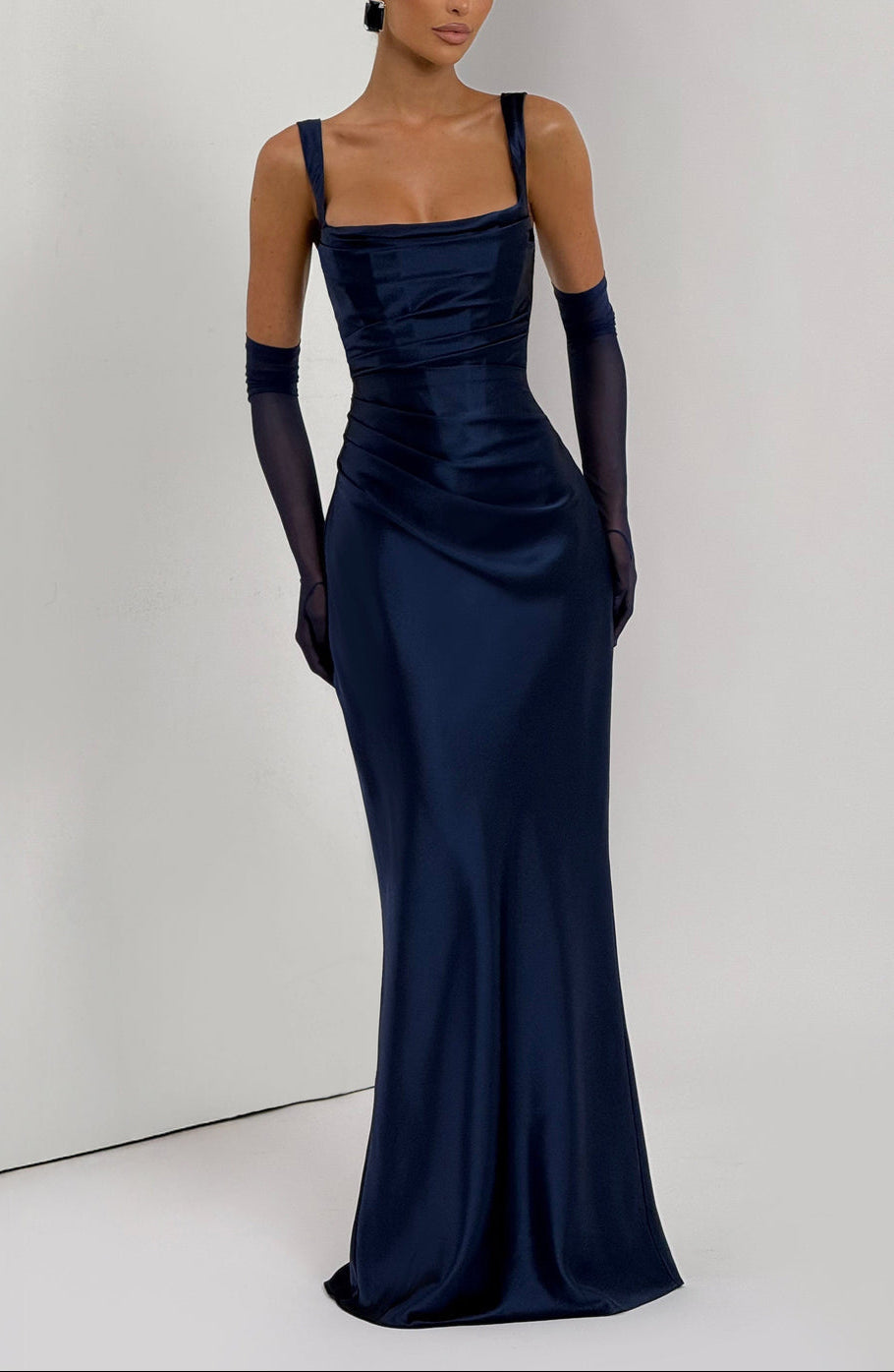Seraphine Satin Gown Maxi Dress