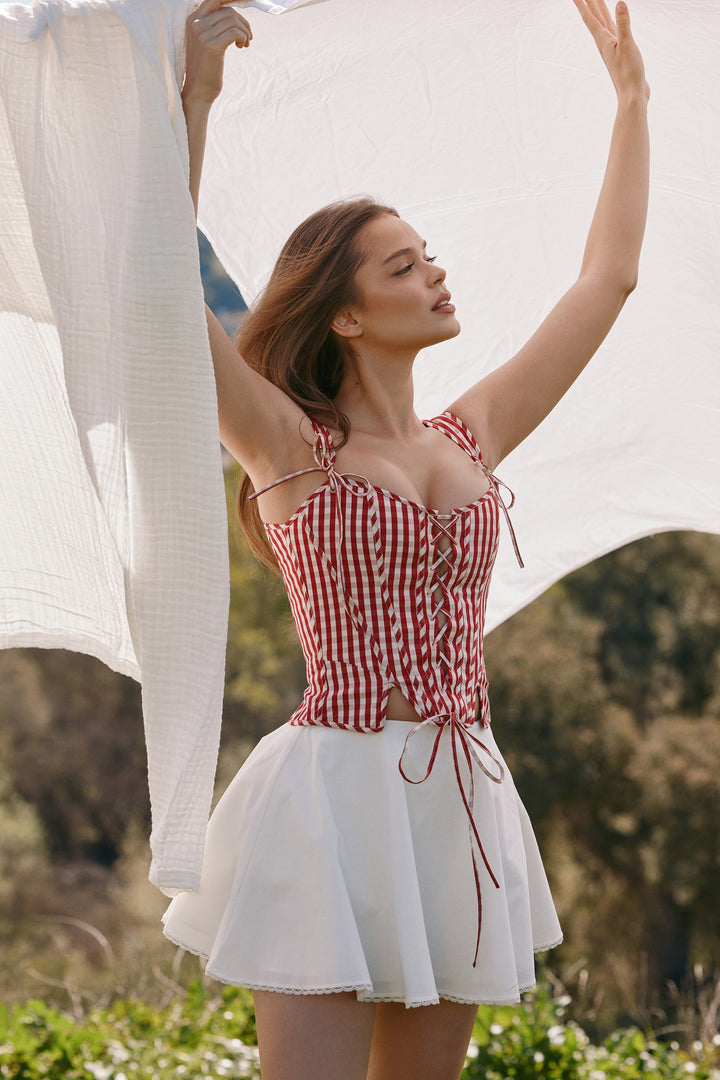 Sweetheart Gingham Corset