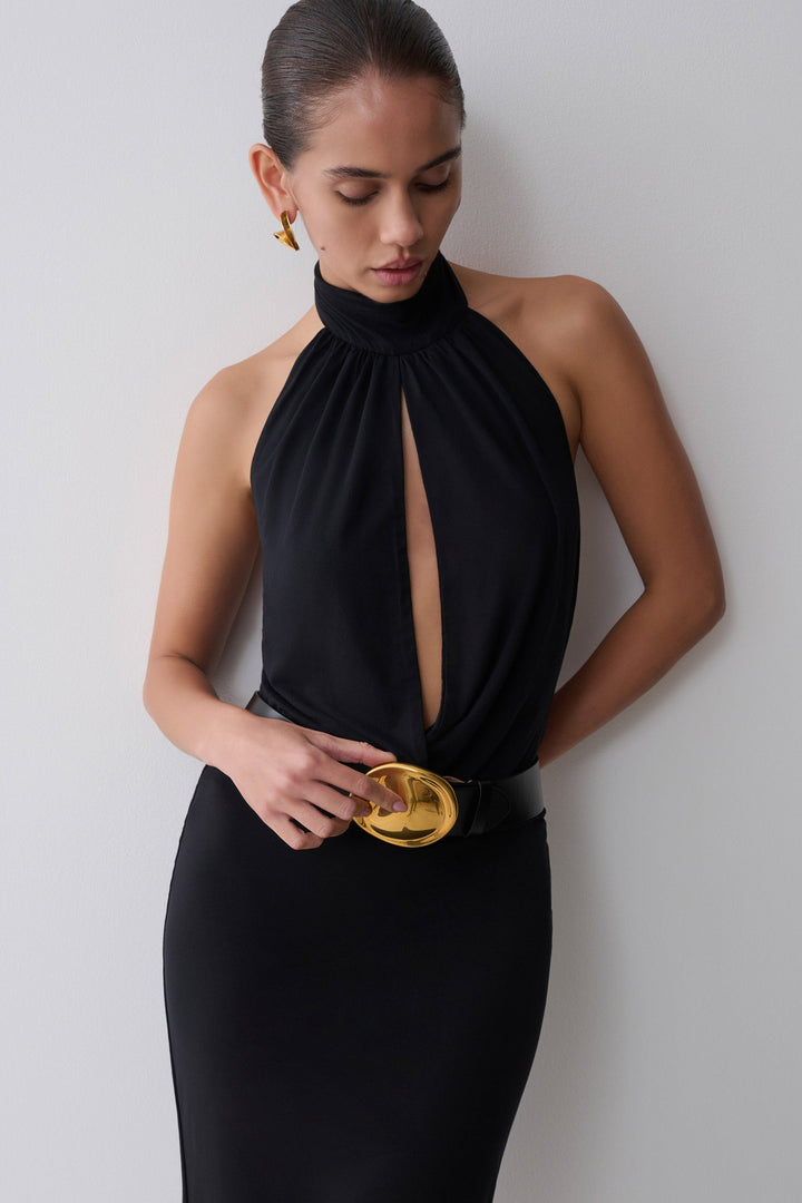 Sylvie Twist Halter Top