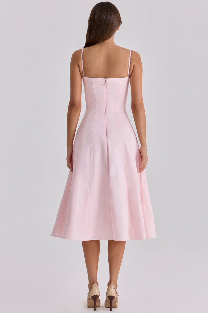 Eira Strappy Fit & Flare Midi Dress