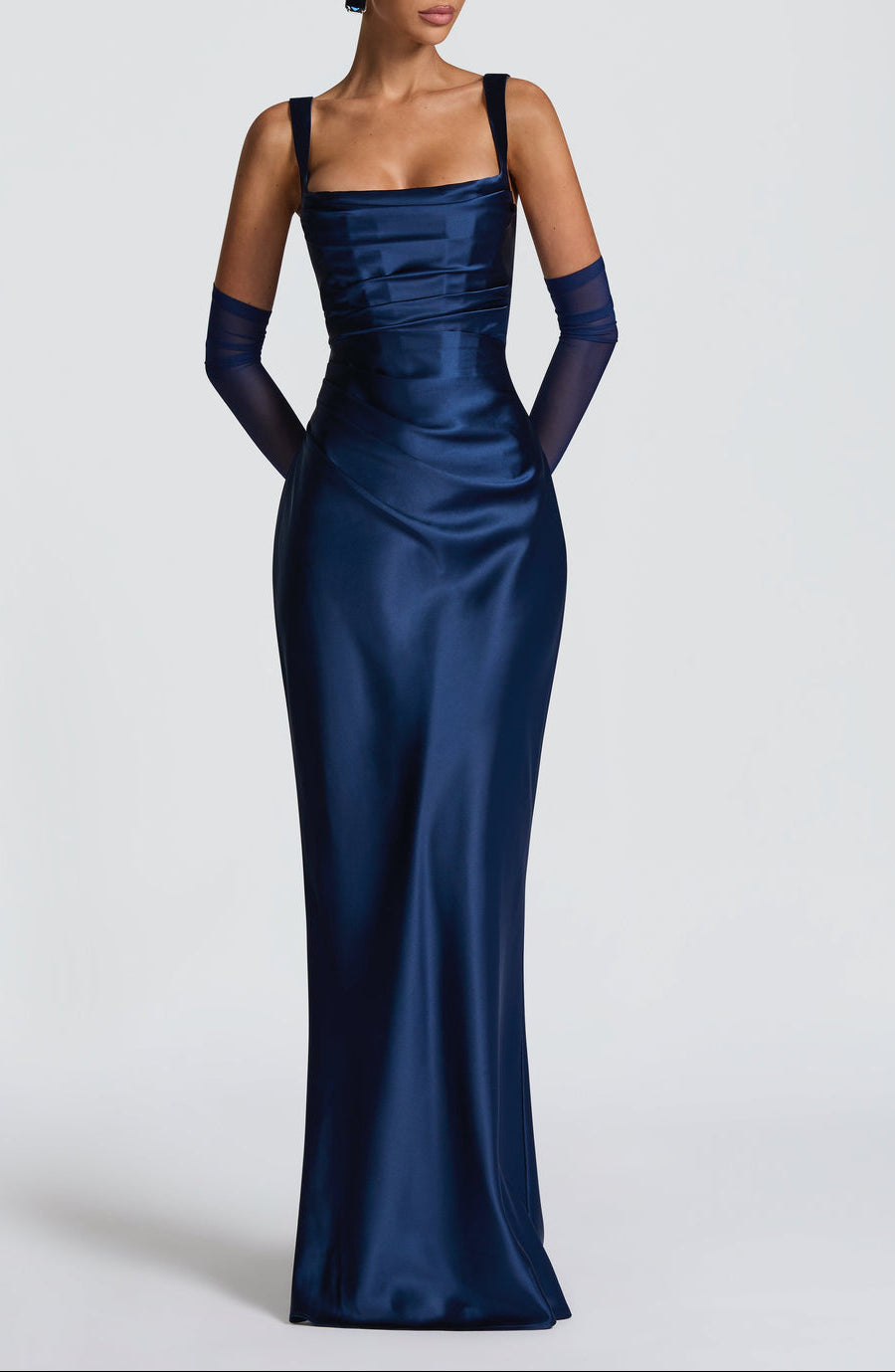 Seraphine Satin Gown Maxi Dress