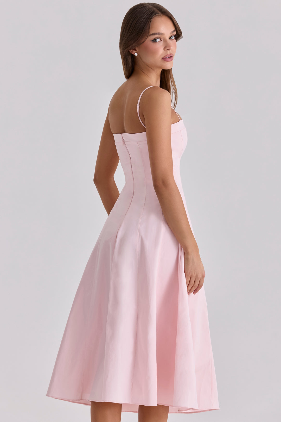 Eira Strappy Fit & Flare Midi Dress