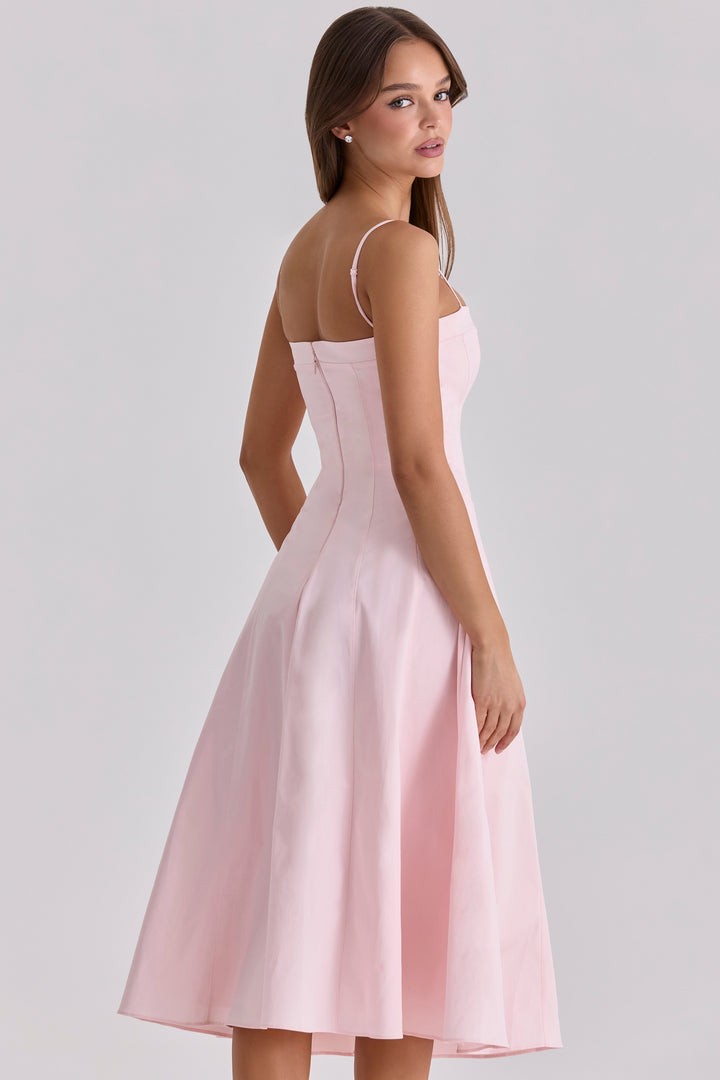 Eira Strappy Fit & Flare Midi Dress