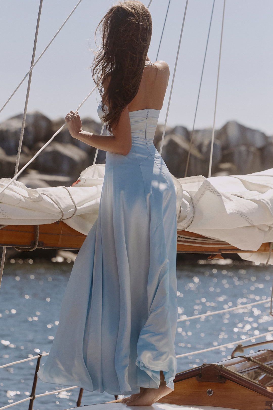 Moonlit Mist Maxi dress