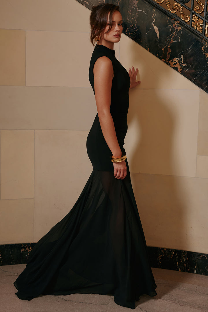 No Promises Keyhole Maxi Dress