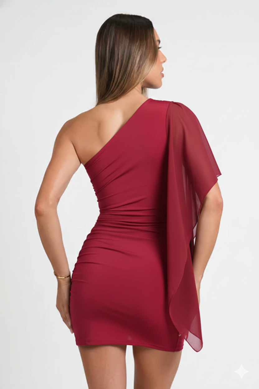 Blair Asymmetrical Mini Dress