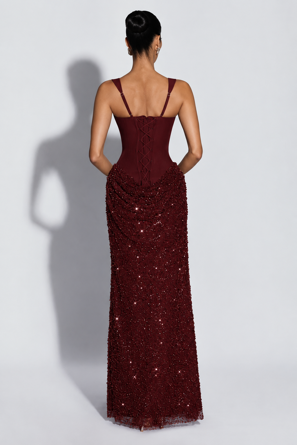 Eclipsara Corset Maxi Dress