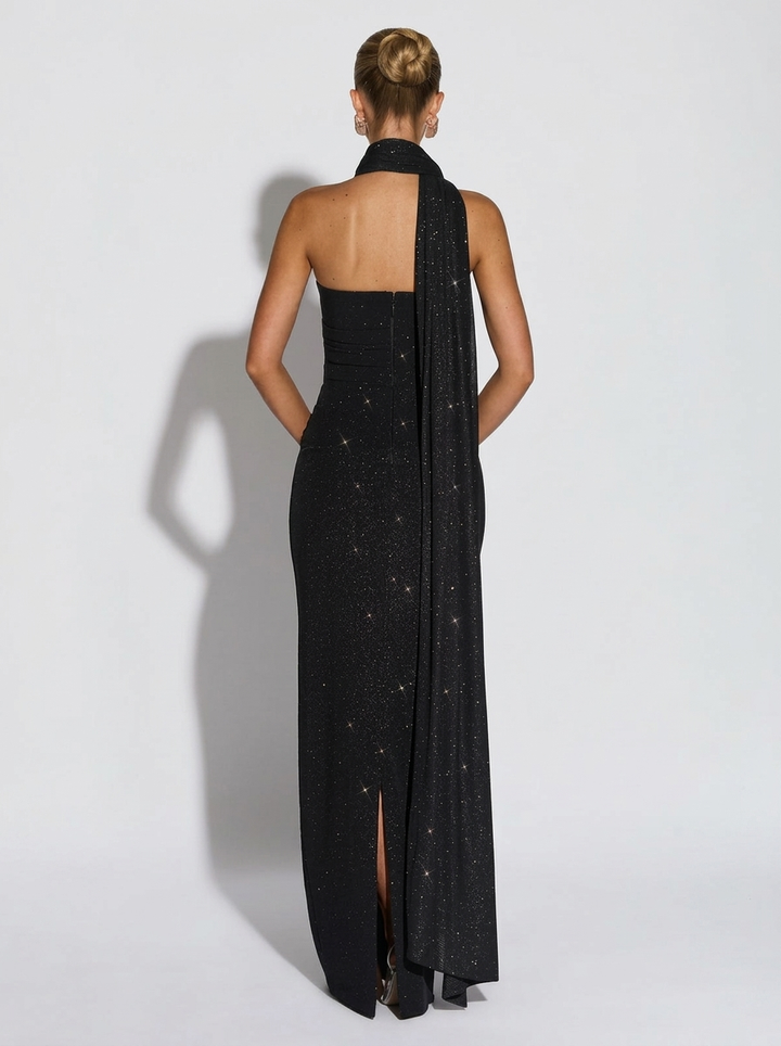 Pandora Maxi Dress in Black