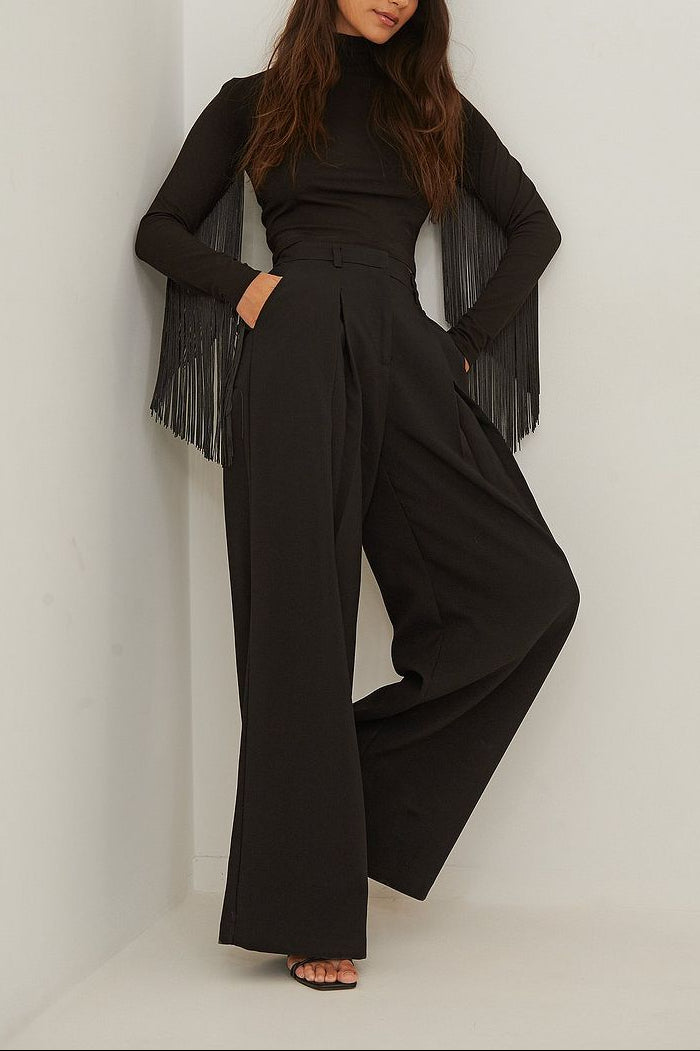 Icons Only Fringe Full Sleeve Top