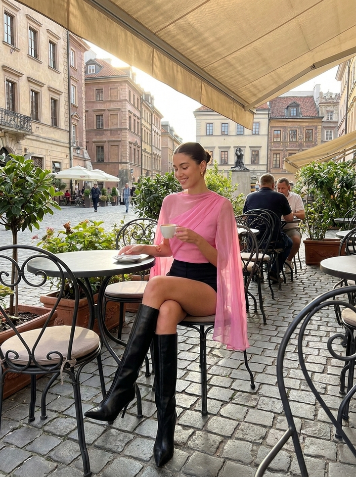 Lila Muse Top