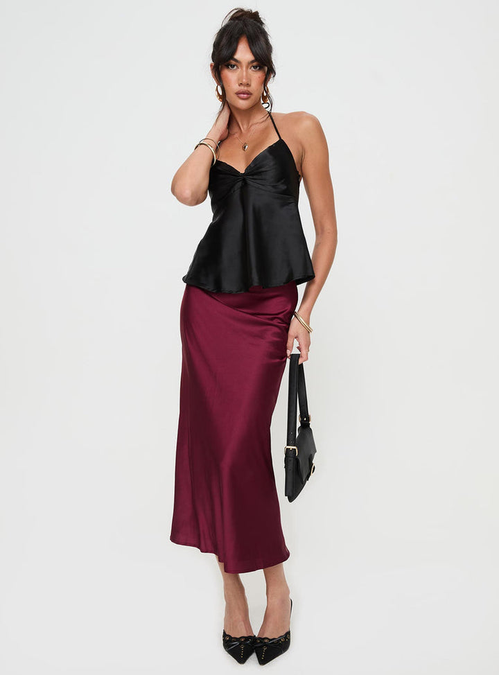 Rebel Heart Top in black