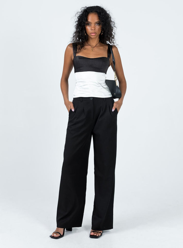 Bellamy Top in cream and black