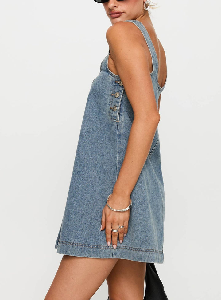 Blue Muse Denim Short Dress