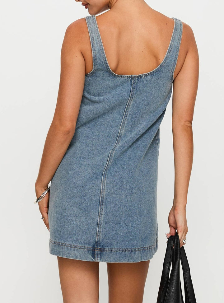 Blue Muse Denim Short Dress