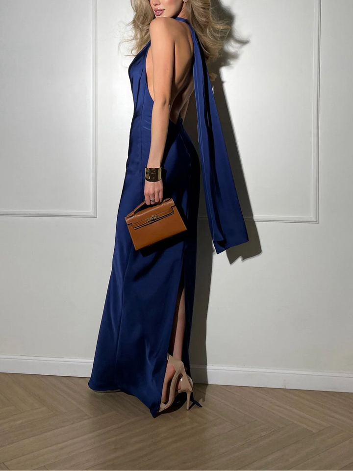 Silvina maxi Dress in Navy