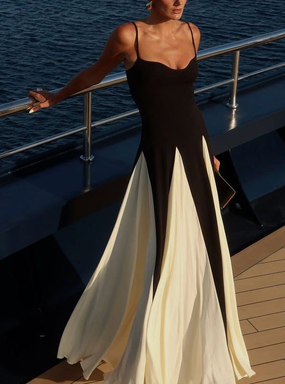 Cressida Black & White Maxi Dress
