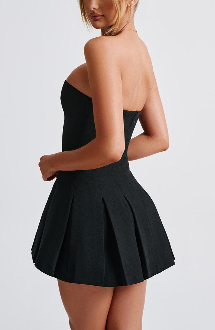 Leonie Mini Dress in Black