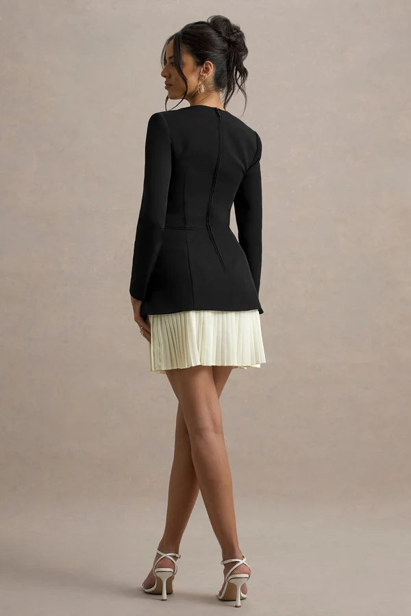 Genevieve Mini Dress - Black