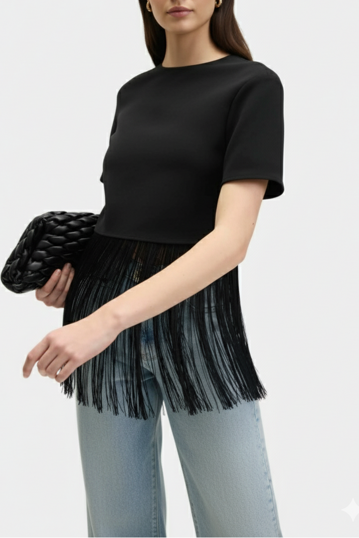 Now or Never Fringe Tee-shirt