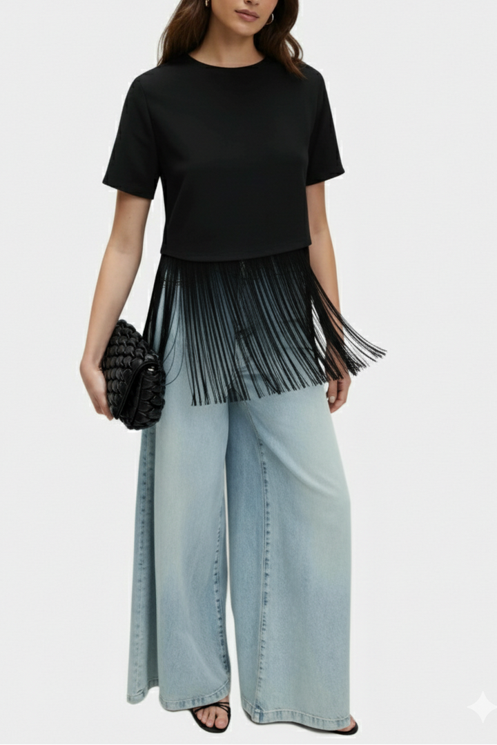 Now or Never Fringe Tee-shirt