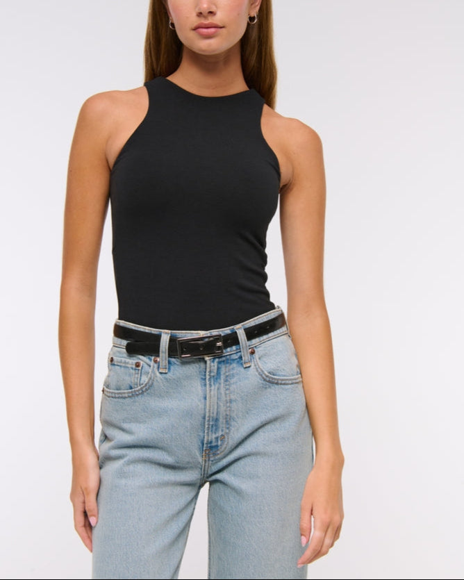 Adelina Open-Back Bodysuit