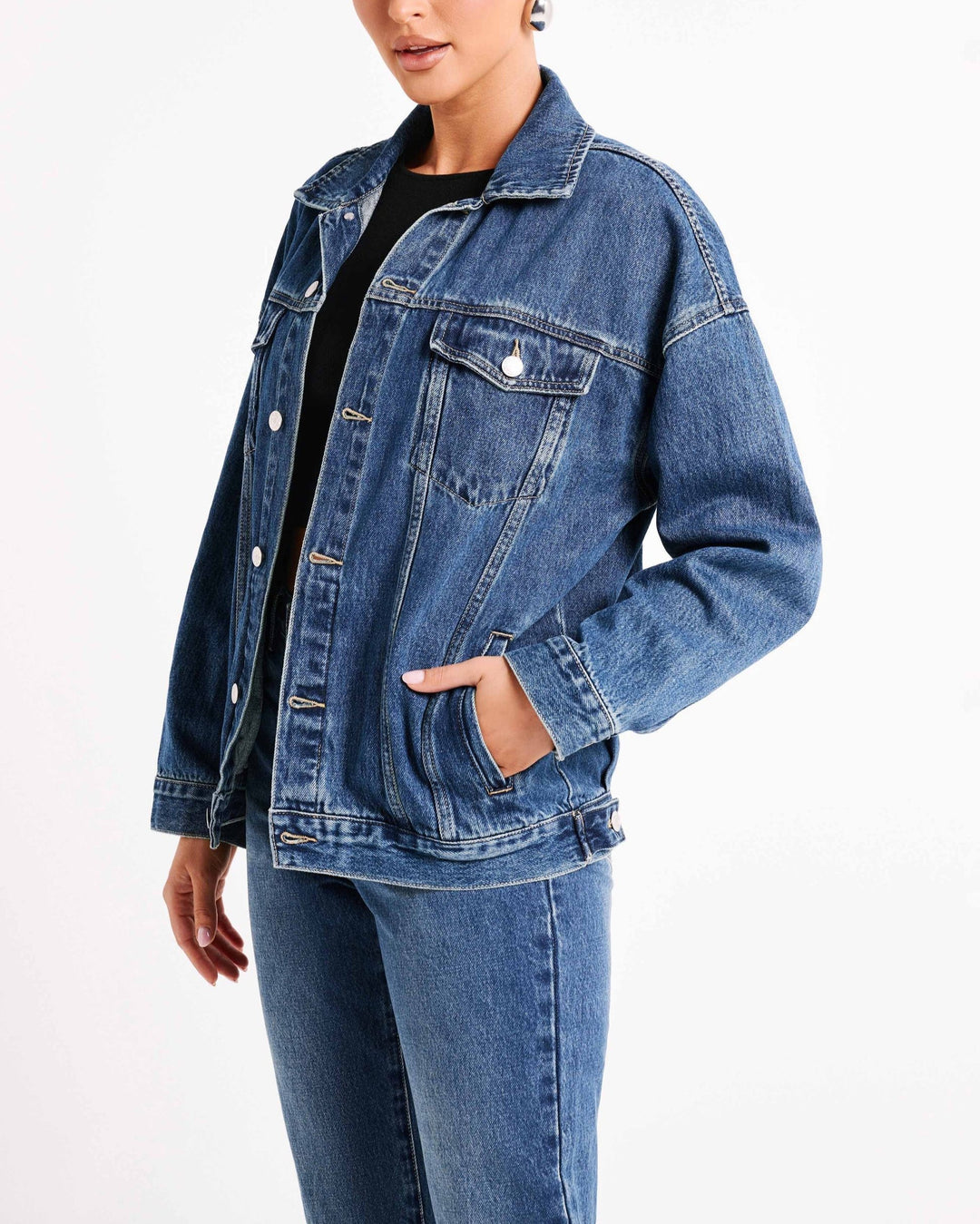 Polina Oversized Denim Jacket