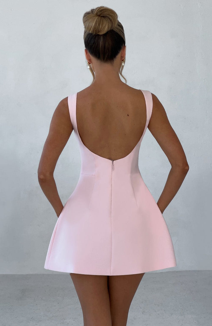 Amara Mini Dress in Blush