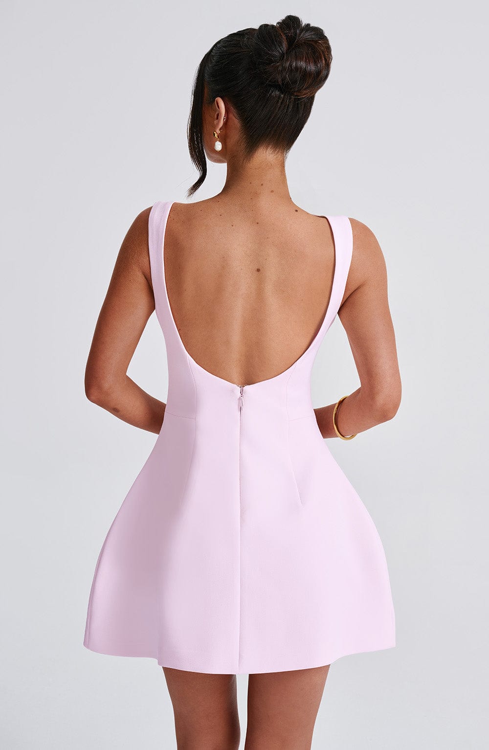 Amara Mini Dress in Blush