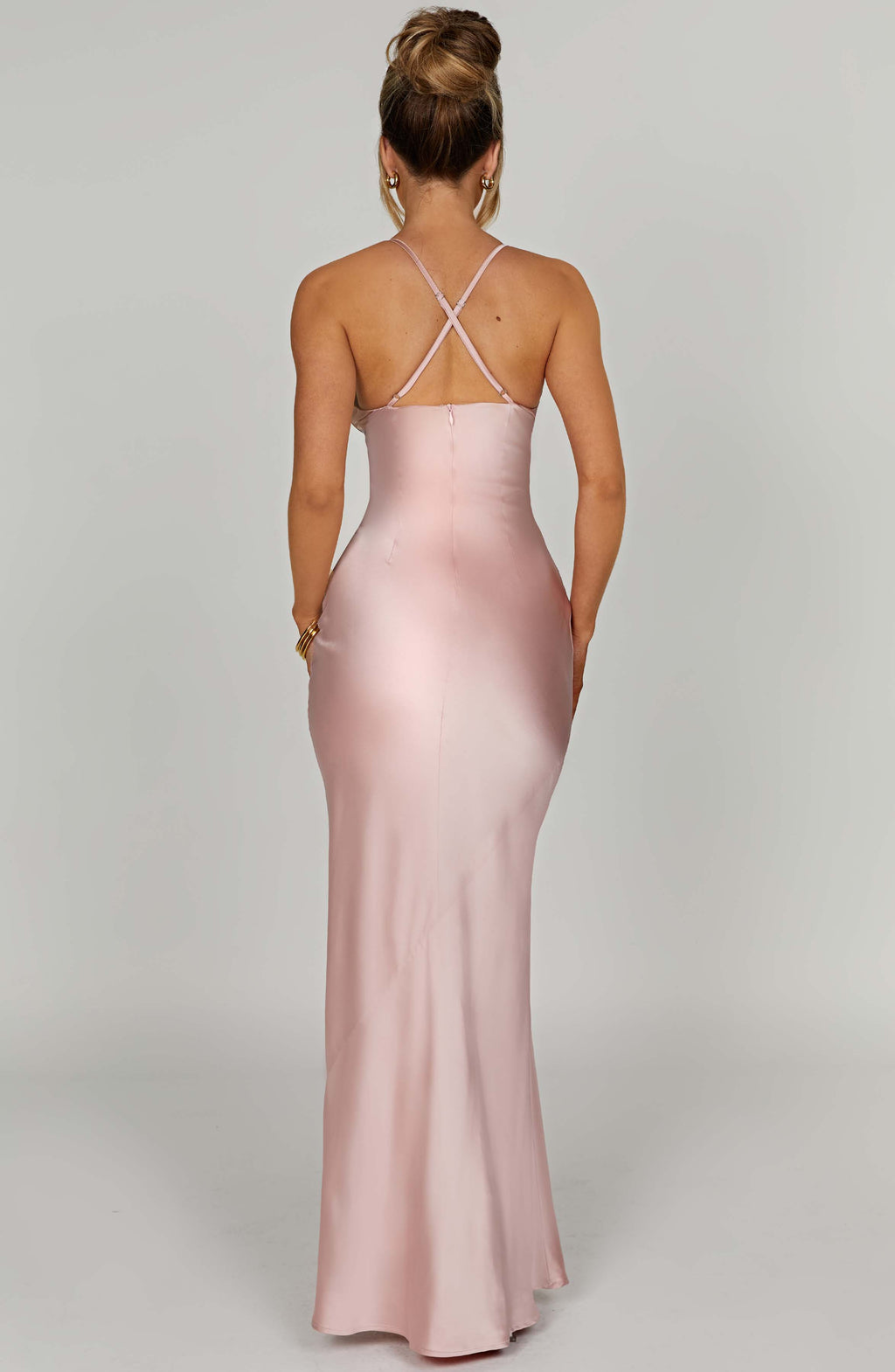 Lidia Maxi Dress in Blush