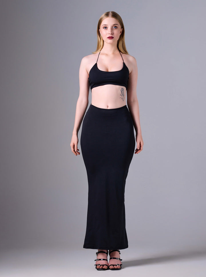 Sienna Cut Out Maxi Dress in Black