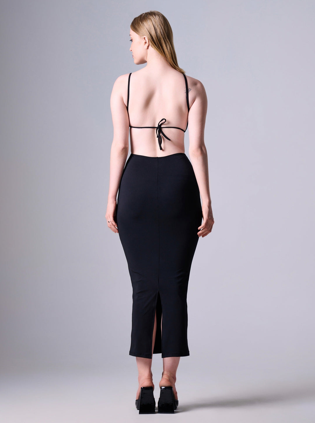 ruched cut out midi dress Ruched Cutout Waist Midi Dress