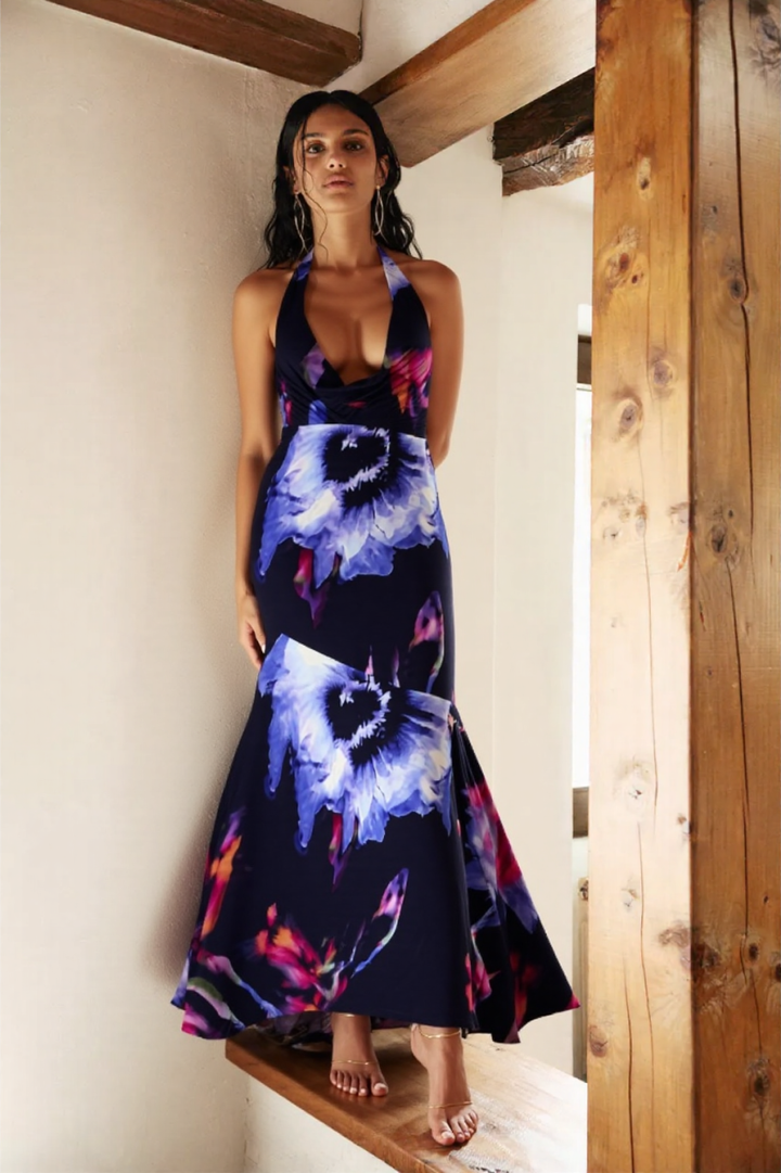 Loretta Halter Maxi Dress