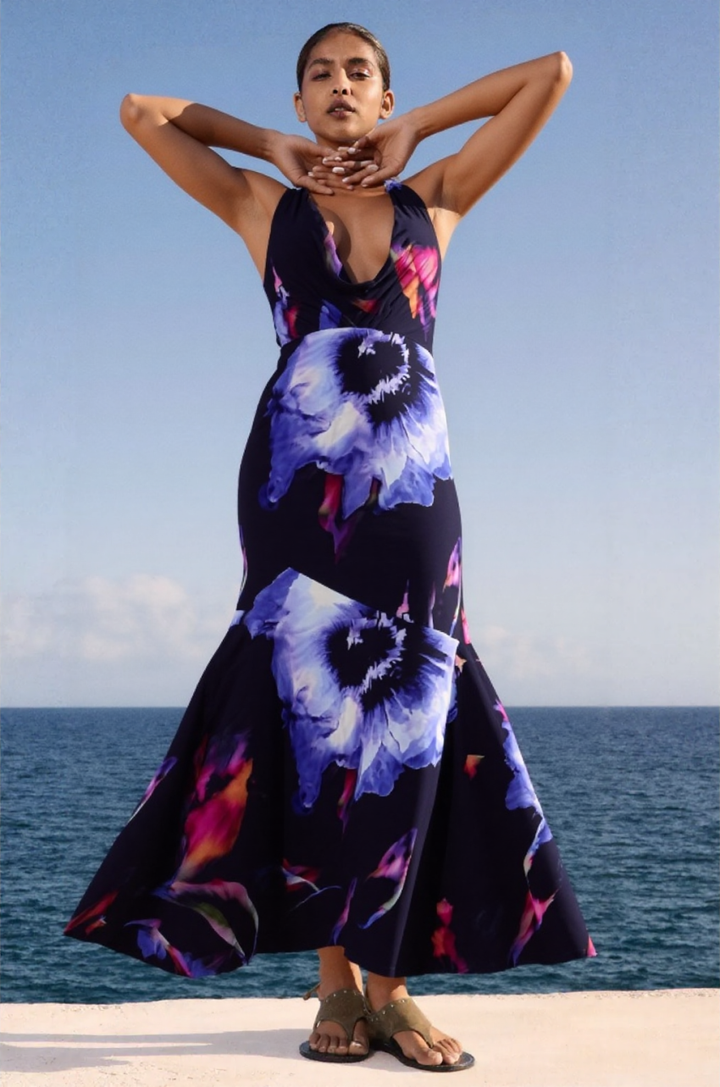 Loretta Halter Maxi Dress