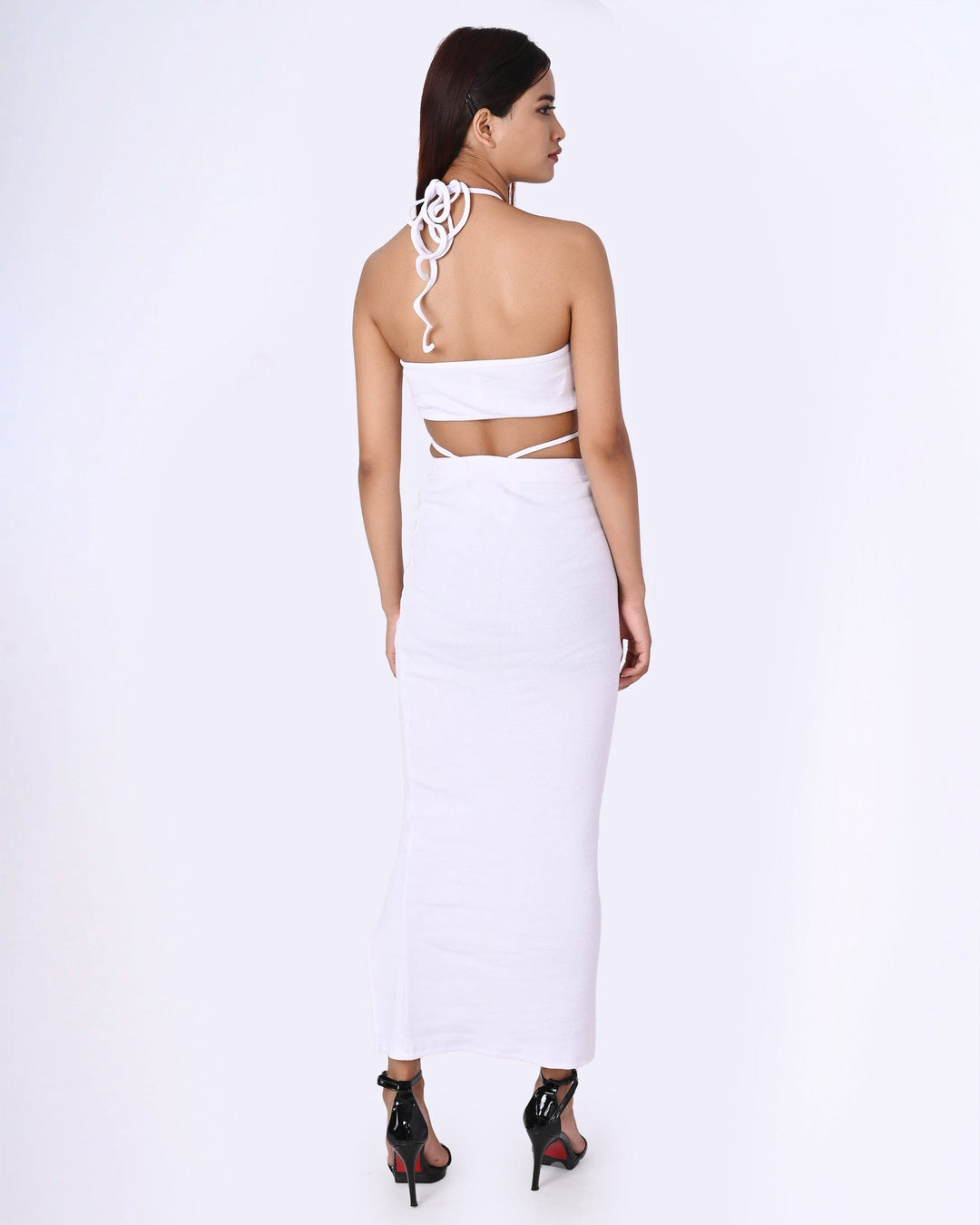 Get the heads roll white 2 piece matching set